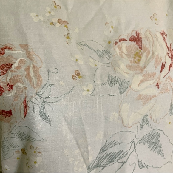 Vintage Handmade Floral Cream Dress - Picture 6 of 13